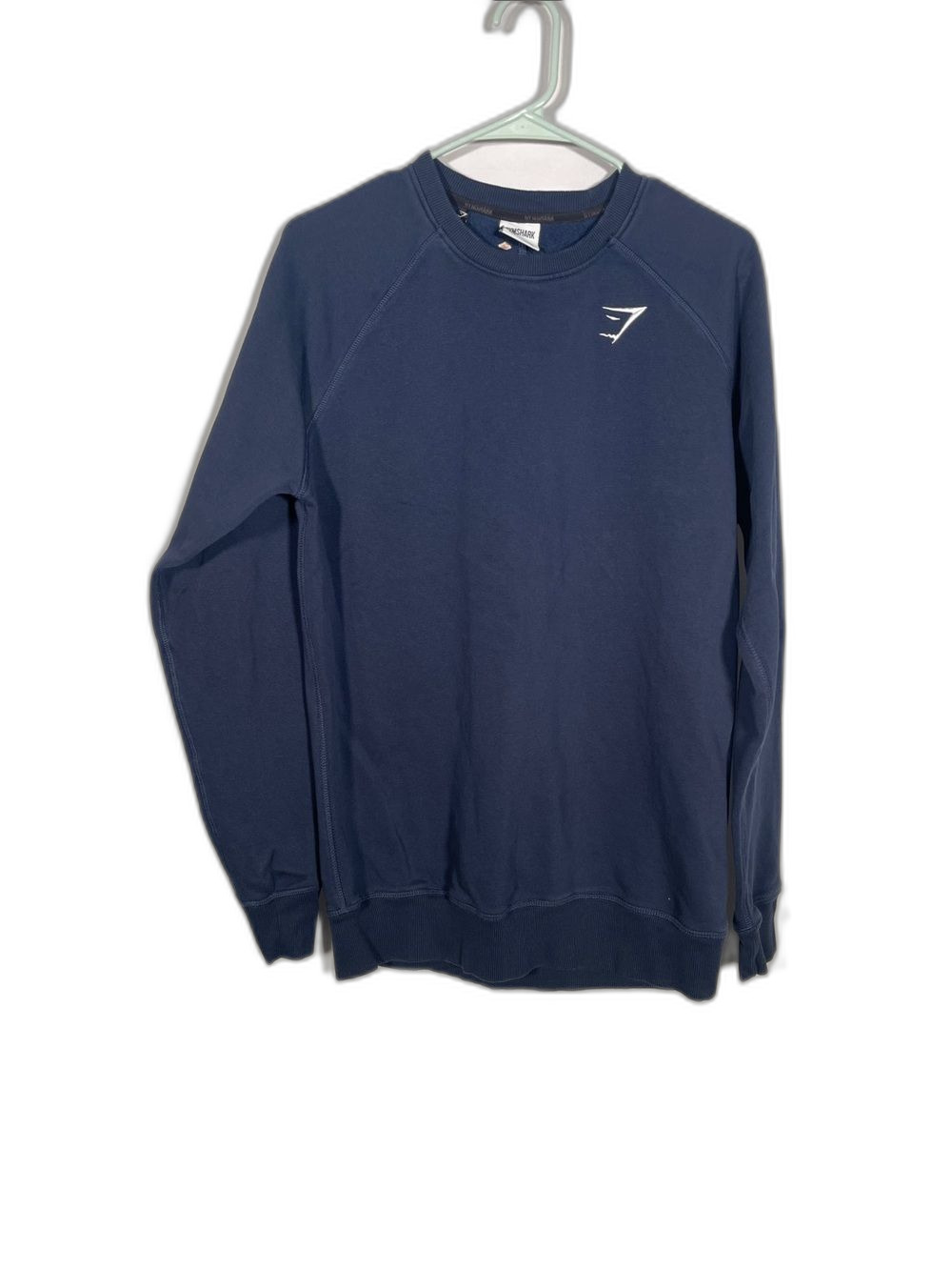 GYMSHARK MENS NAVY BLUE CREWNECK SWEATSHIRT MEDIUM